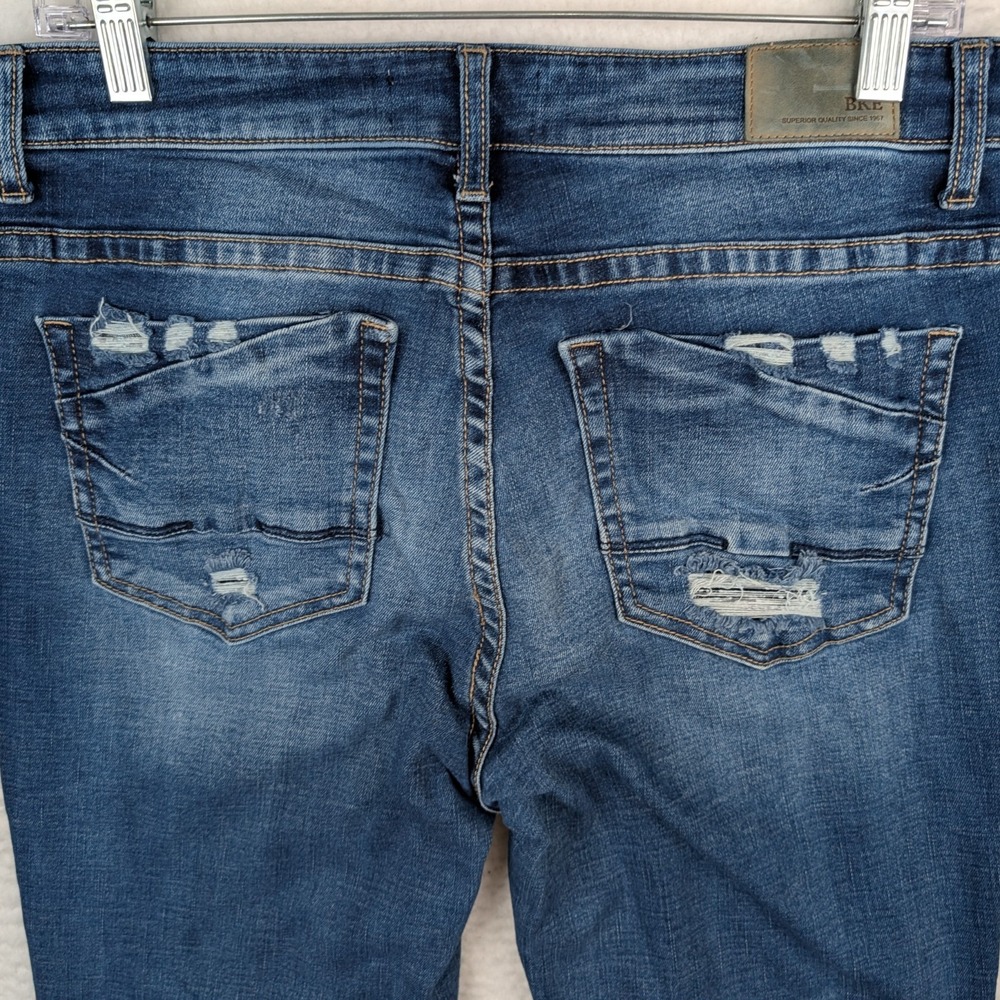 BKE Payton Jeans Womens 30x31.5 Mid Rise Bootcut Denim Medium Wash - Picture 7 of 8